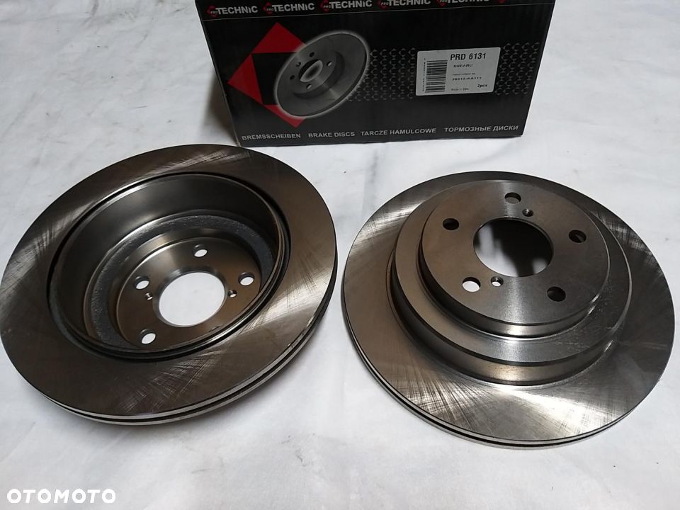 tarcza hamulcowa kpl.tył 266X18 V 5-OTW SUBARU LEGACY IMPREZA 2.0I T/2.5I 92-99 PRD6131 - 1