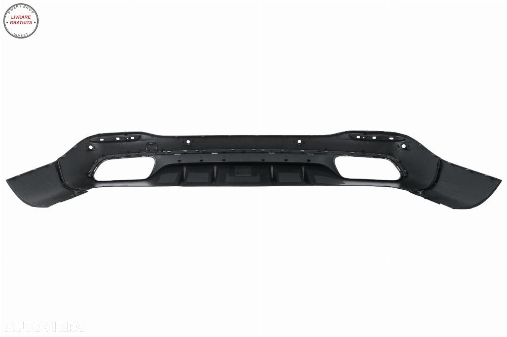 Difuzor Bara Spate cu Ornamente Evacuare Mercedes GLS Class X167 (2019-up) GLS63 D- livrare gratuita - 7