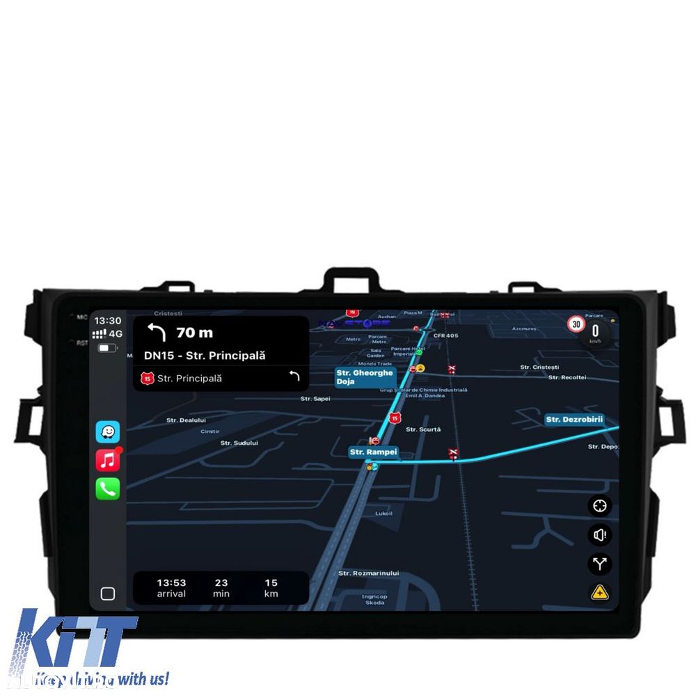 Navigatie Dedicata Toyota Corolla (2006-2013),QuadCore, 9Inch, 4Gb Ram - 3