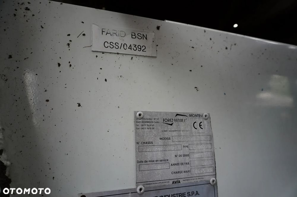 Inny Zabudowa śmieciarka Farid Industrie RCV T1SM-23 - 10