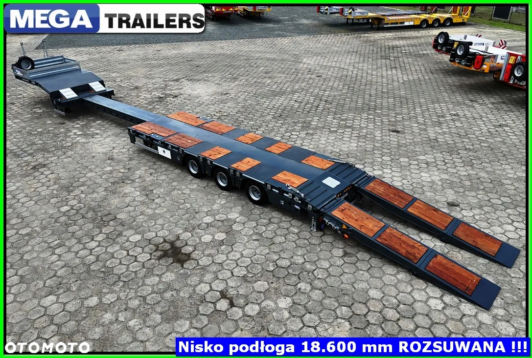 Mega Nisko-podwoziowa dł. 18,60 Mm, ROZSUWANA - KONTENERY 20, 30, 40 Ft !!! - 13