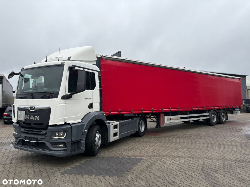 MAN TGS 18.400 / NOWY MODEL / ZESTAW / Z NACZEPĄ DWU OSIOWĄ / WIELTON NS-2 / SERWISOWANY / DO NAUKI JAZDY / AUTO-SZKOŁA / 360 / 500 - 1