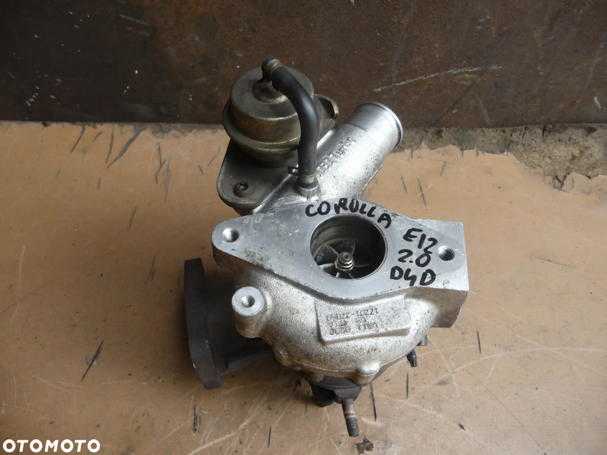 TOYOTA COROLLA E12 2.0 D4D TURBINA TURBOSPRĘŻARKA 17201-27060 - 6