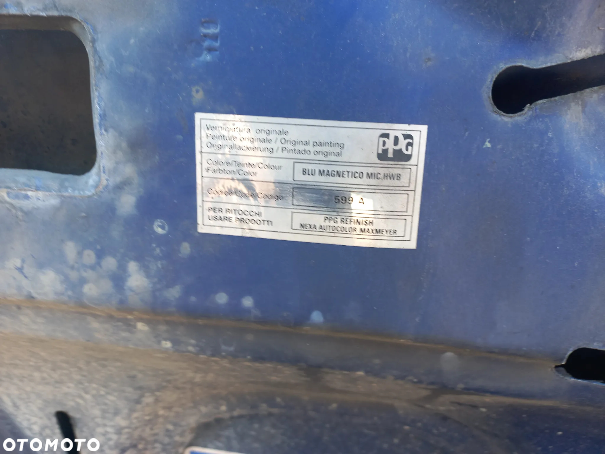 Fiat Grande Punto 1.4 16V 05r wszystkie części 599A maska drzwi lampa - 6