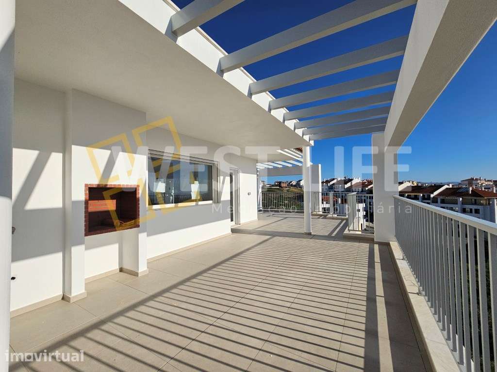Penthouse T3 com 3 suítes e terraço com magnifica VISTA MAR - Ericeira - Grande imagem: 3/38