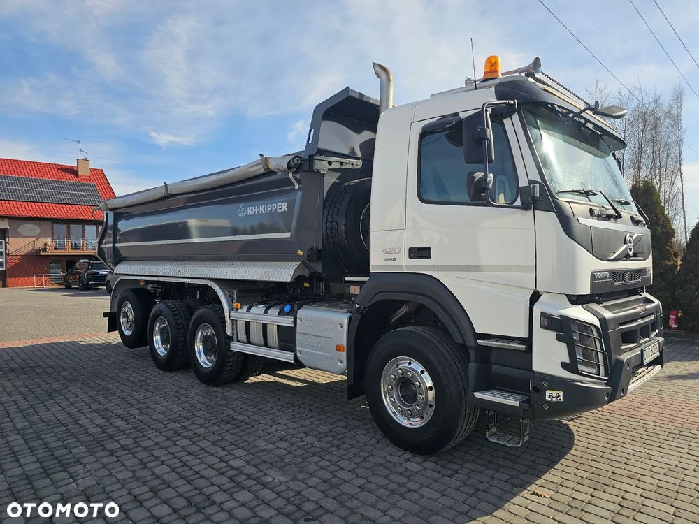 Volvo FMX 420 WYWROTKA 8X4 KH-KIPPER OŚ PODN.I SKRĘTNA! - 11