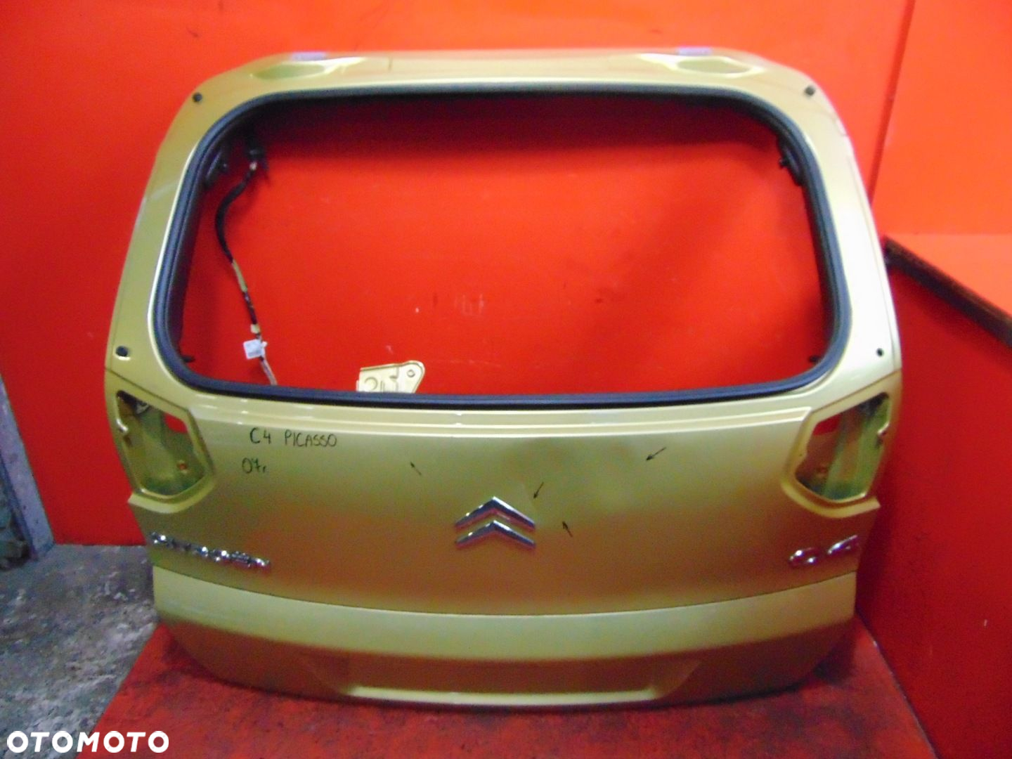 CITROEN C4 PICASSO I 1 KLAPA BAGAŻNIKA KAQC - 2