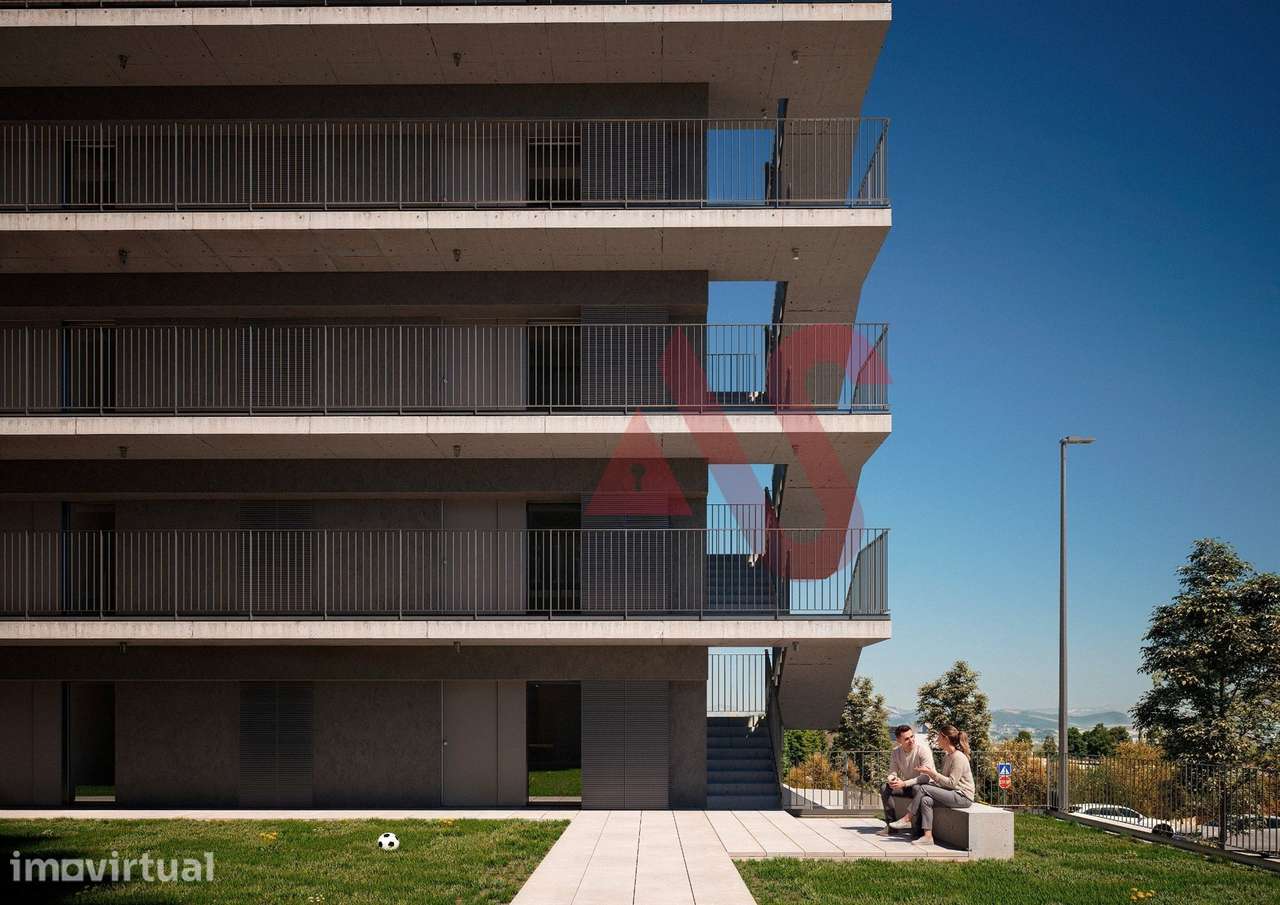 Apartamento T1 Inserido no Empreendimento Monte da Virgem Flats em Vil - Grande imagem: 3/7