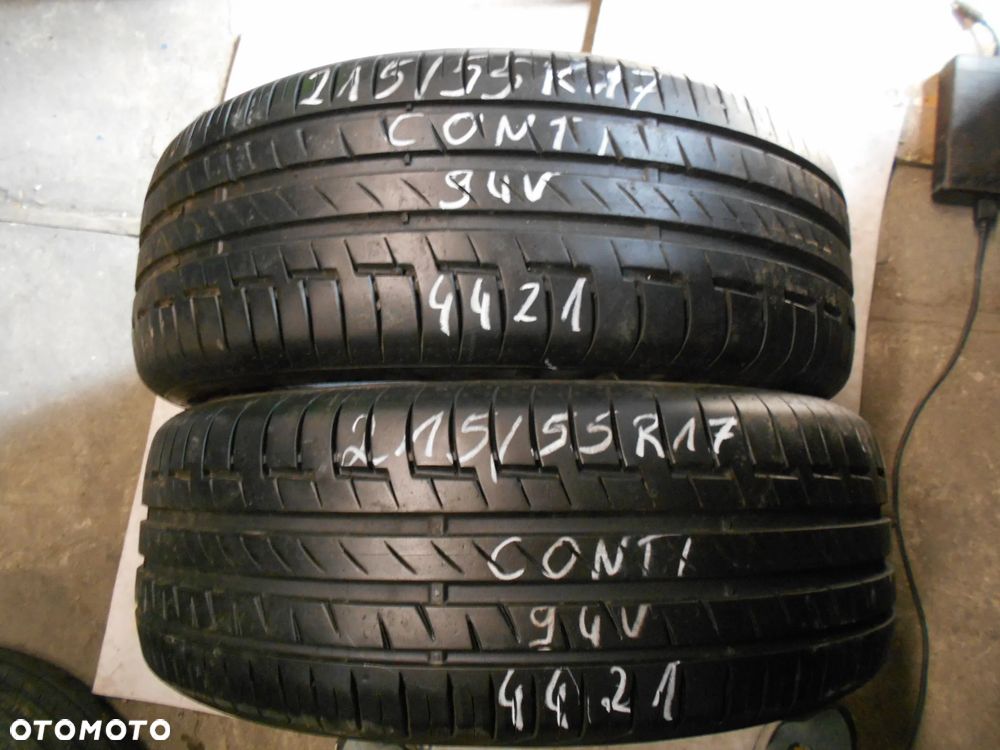 OPONY 215/55R17 CONTINENTAL PREMIUM CONTACT 6 DOT 4421 7.6M - 1