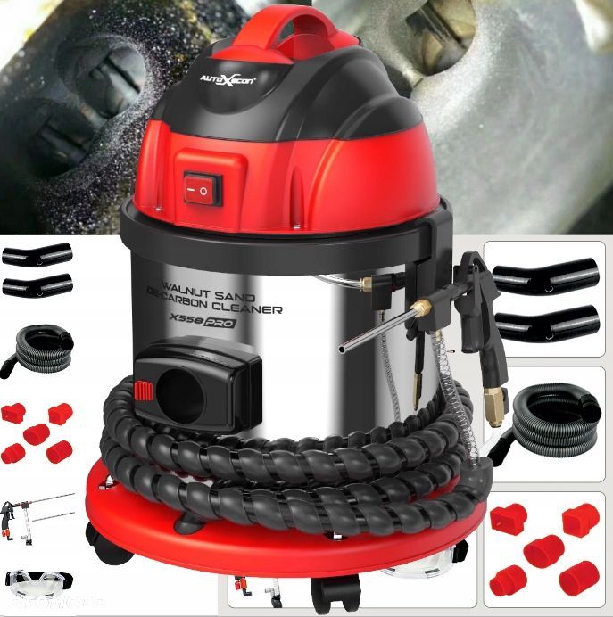 Profesjonalny dekarbonizator proszkiem orzechowym AUTOXSCAN X558 PRO - 1