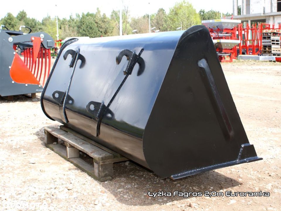 Łyżka do ładowacza 0,8m 1,04m 1,2m 1,4m 1,6m 1,8m 2,0m 2,2m 2,4m Euroramka SMS TUR Mailleux Faucheux sipa - 9