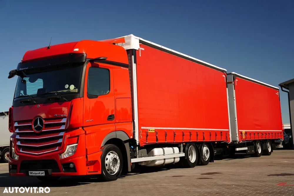 Mercedes-Benz ACTROS 2545 / TANDEM COMBINAT 120 M3 / TRANSIT / 6x2 / BIG SPACE / WIELTON / 2021 - 4