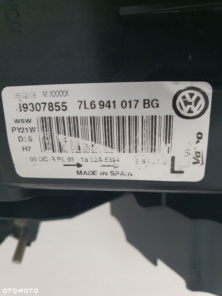 VW TOUAREG 7L6941017BG XENON PRZÓD LEWY SUPER STAN - 6