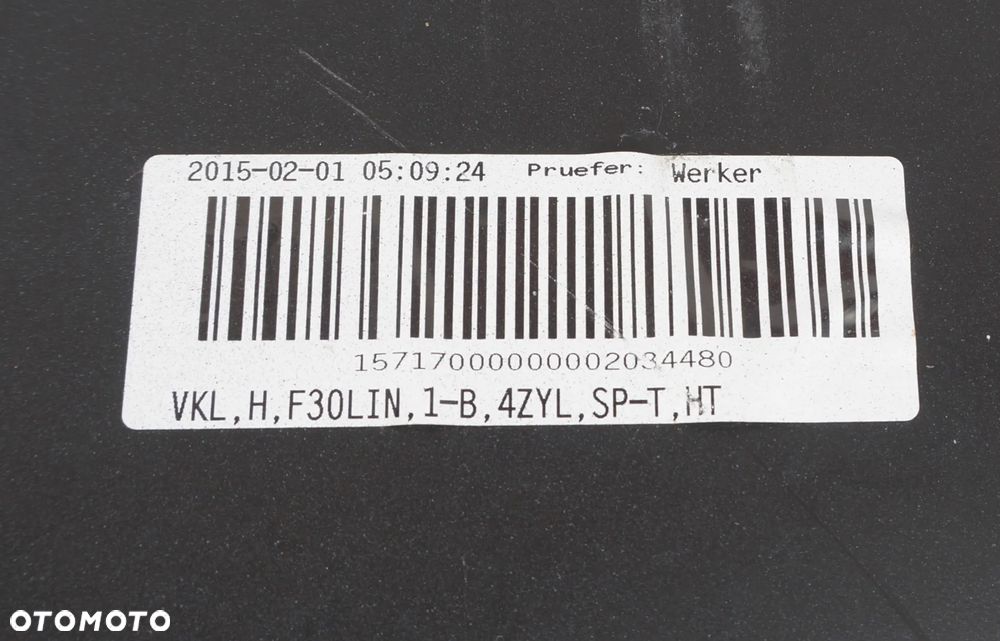 BMW 3 F30 sedan 2011 - 2014 zderzak tył bez PDC F 30 NOWY ORYGINAŁ OE - 8