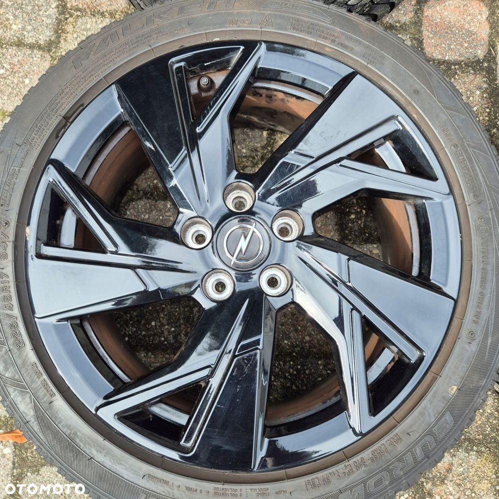 ZIMA KOŁA 17 OPEL ASTRA L 225/45 R17 5x108 CZARNE - 5