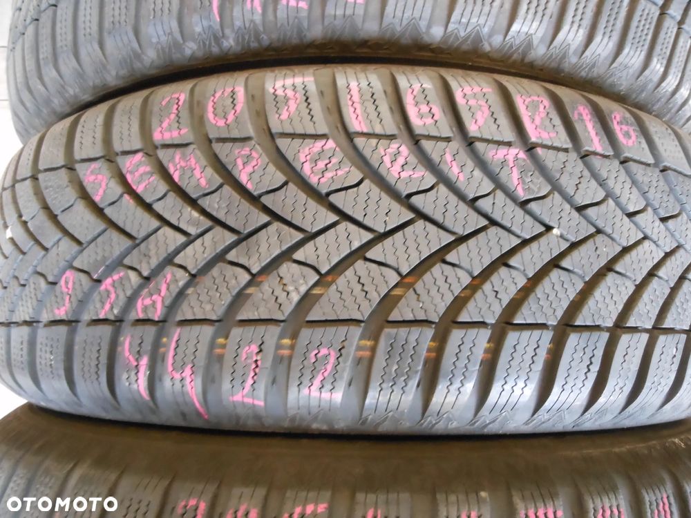 opony 205/65r16 semperit speed-grip 5 2x6mm 2x7,7mm zima komplet - 4