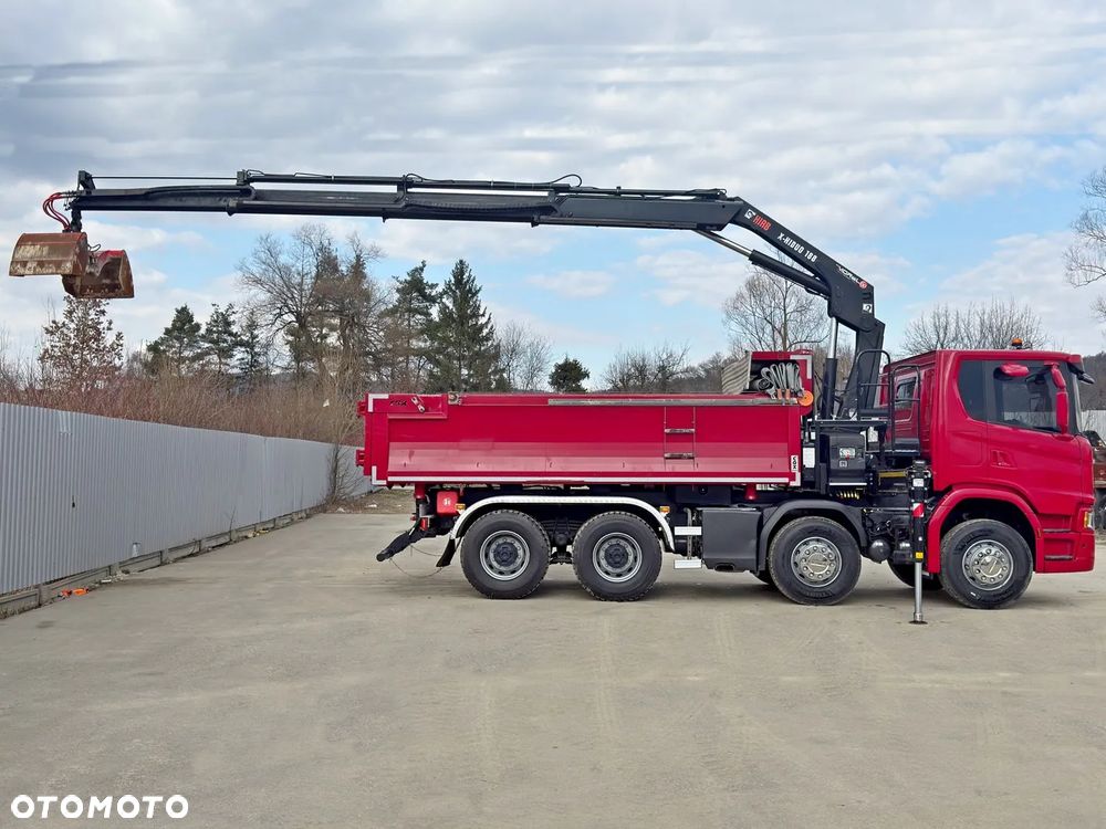 Scania G 450 * WYWROTKA + BORDMATIC + HIAB X - HIDUO 188 * 8x4 - 6