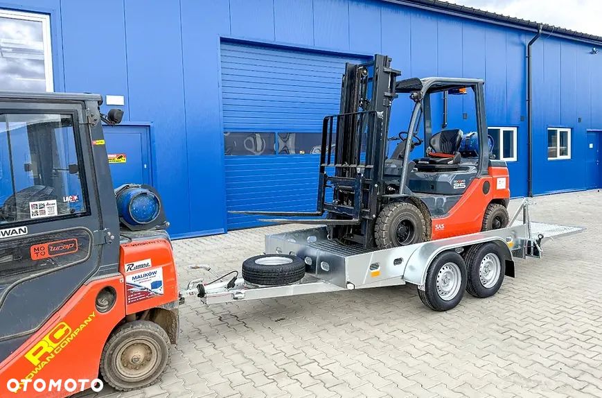 Rydwan do transportu mini koparki, - 9