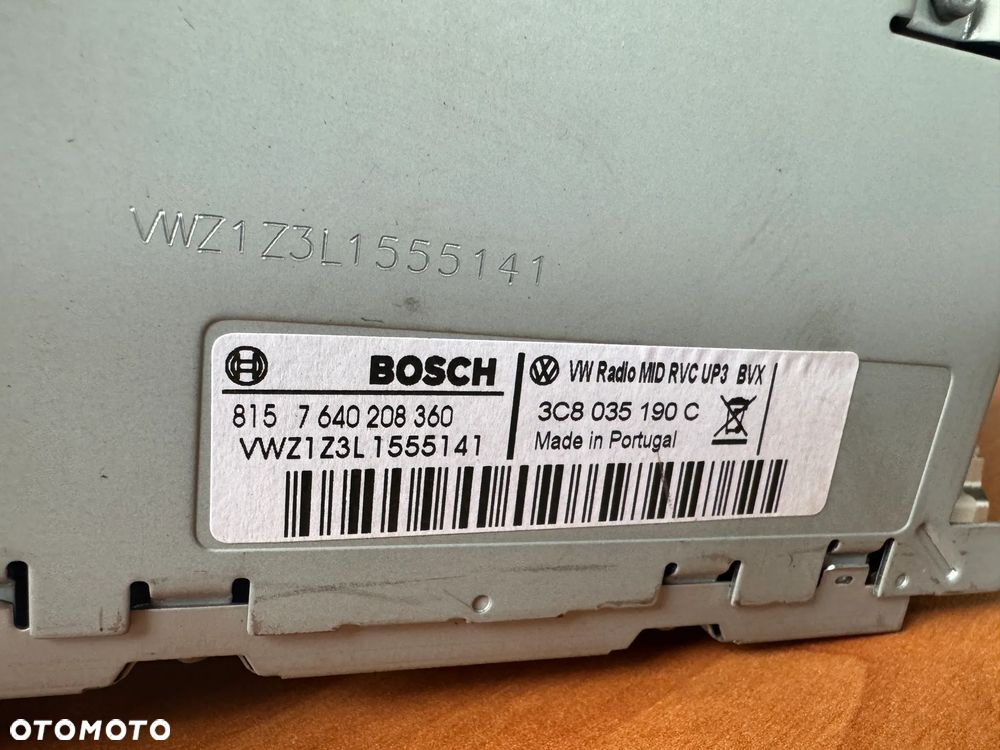 Radio z nawigacją Vw passat Skoda Caddy Tiguan 3c8035190c - 3