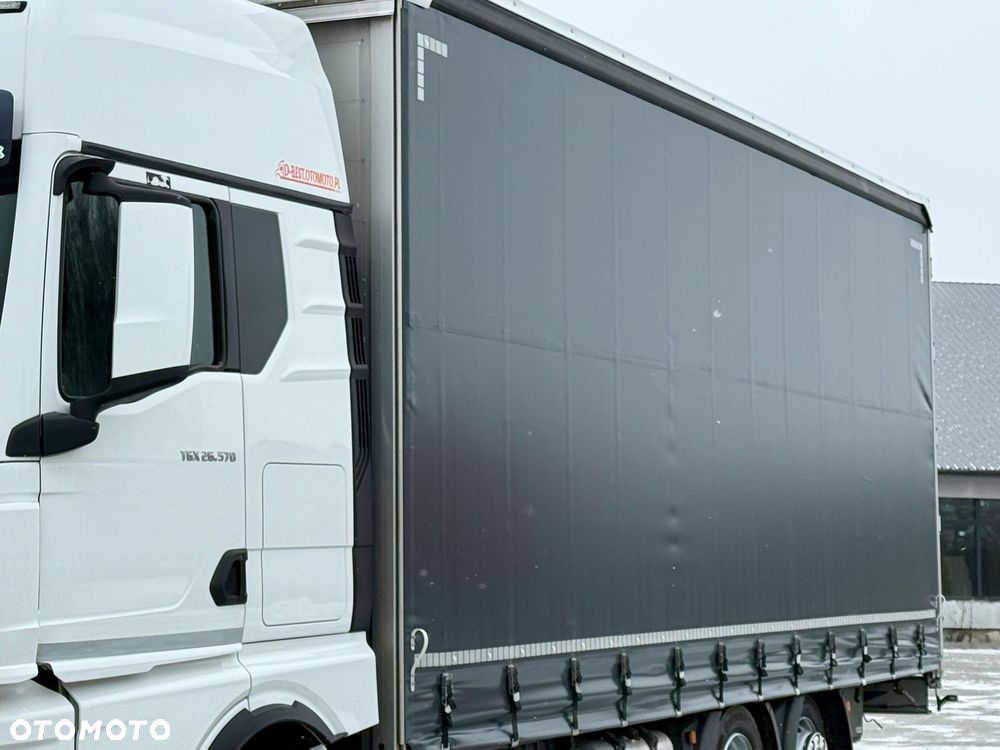 MAN TGX 26.470 / FIRANKA / 19 EUROPALET / XXL / NISKI PRZEBIEG / NOWY MODEL / 6X2 - 12