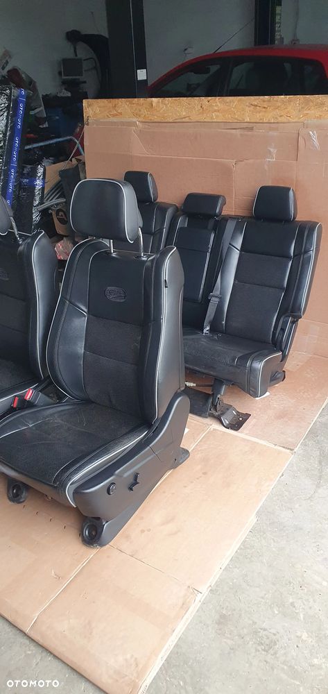 Fotele przód tył kanapa skóra komplet Overland Jeep Grand Cherokee WK2 - 3