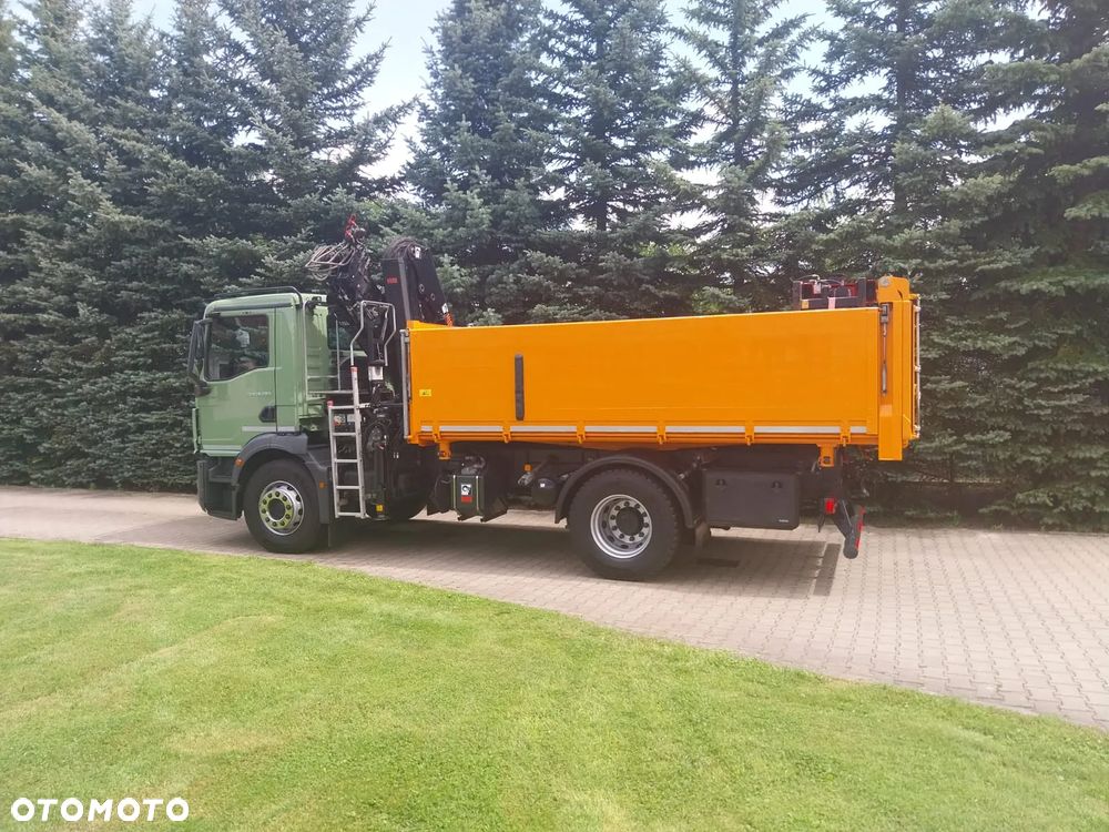MAN TGM 18.290/3-str. wywrotka z HIAB 138 - 23