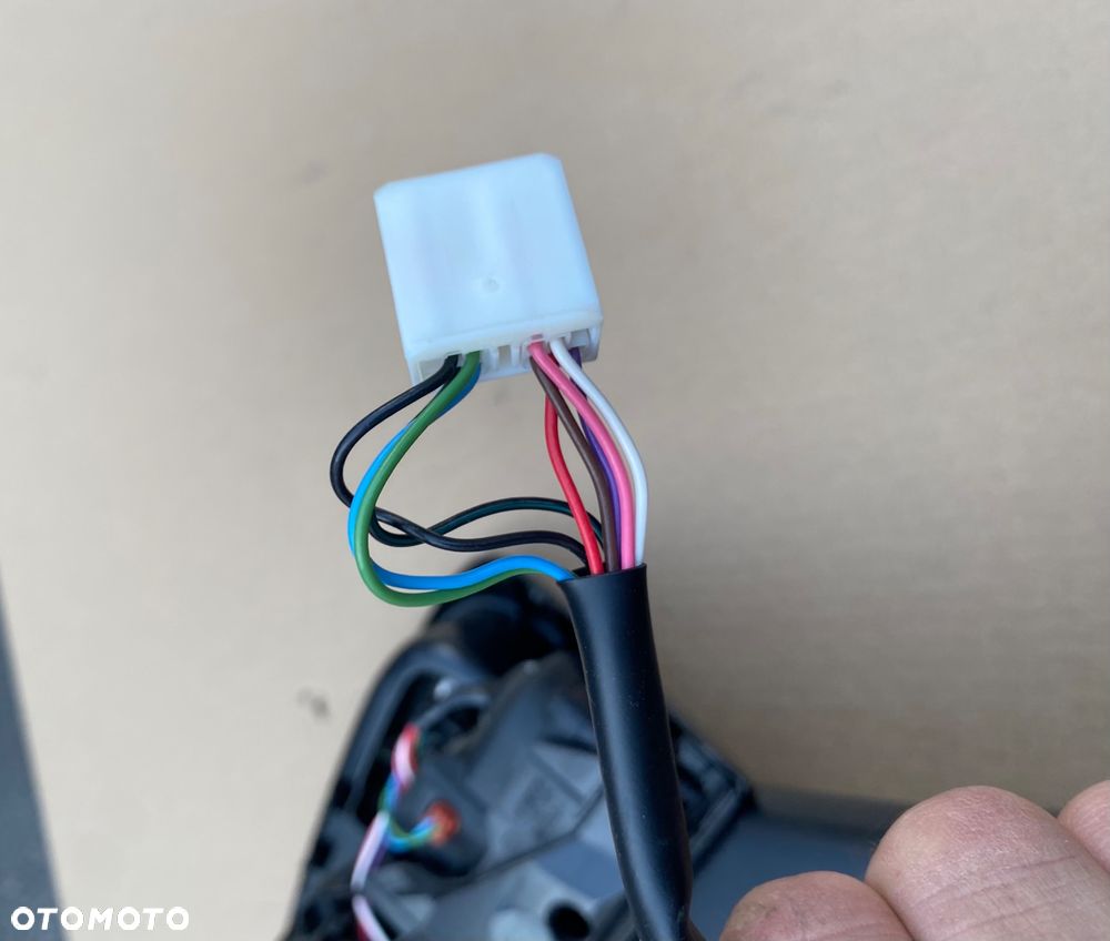 TOYOTA RAV4 4 IV lift  5 V Europa LUSTERKO ZEWNĘTRZNE PRAWE wkład lusterka 9 pinów 9 pin 9-pin RAV 4  Rav-4 lift szkiełko prawe - 10