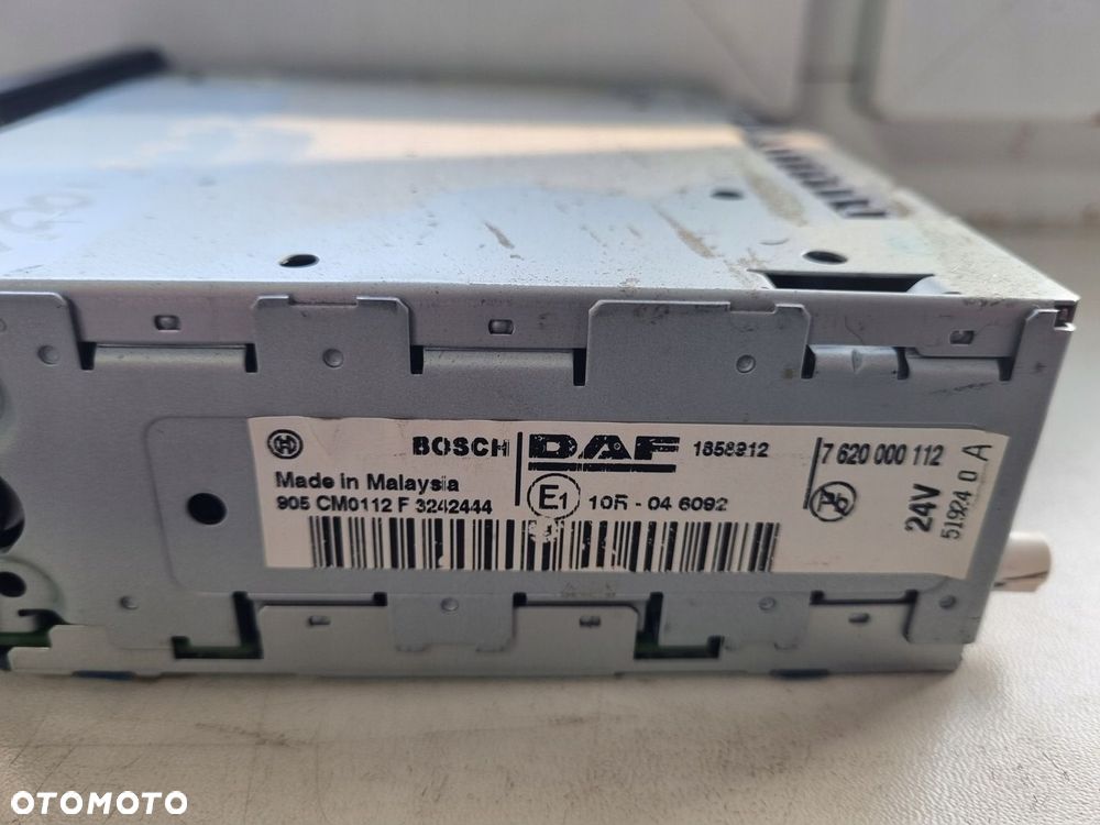 RADIO DAF XF 106 , CF , LF EURO 6 1858912 - 3