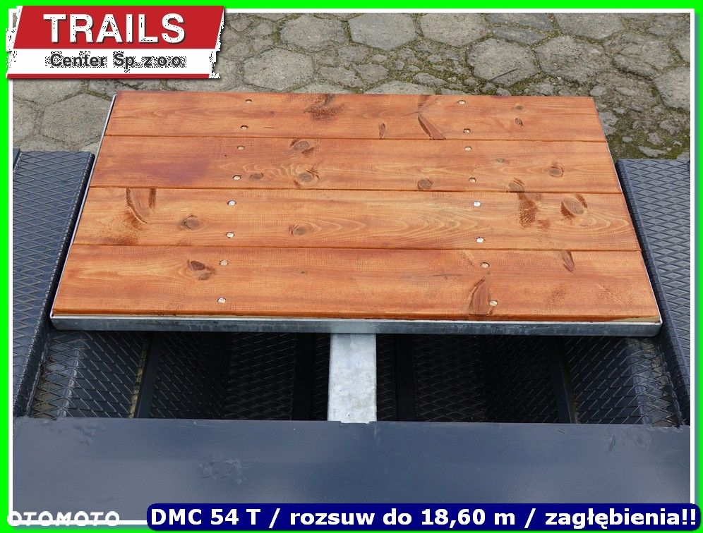 Mega Naczepa 40 T ład. oś skrętna, pokład 9,50 m !!! - 31