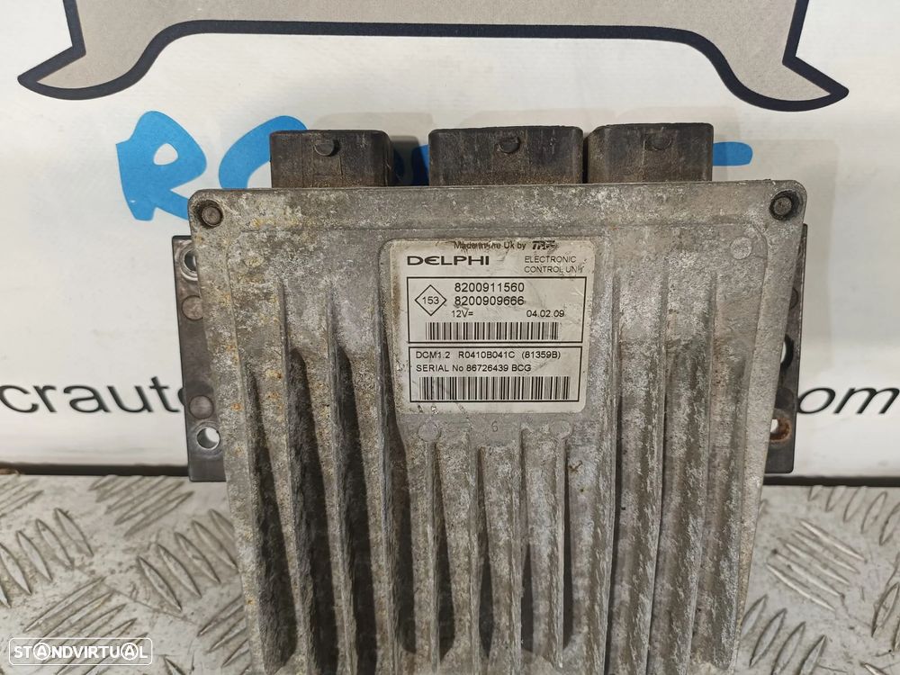 .Centralina Motor Original Delphi Renault 1.5 DCi 8200911560 8200909666 R0410B041C - 3