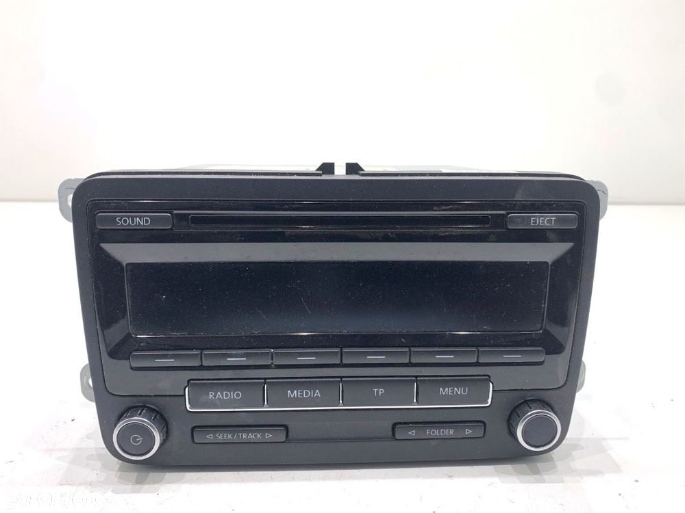 RADIO  VW GOLF PLUS V (5M1, 521) 2004 - 2013 1.4 TSI 90 kW [122 KM] benzyna 2007 - 2013 5M0035186J - 1