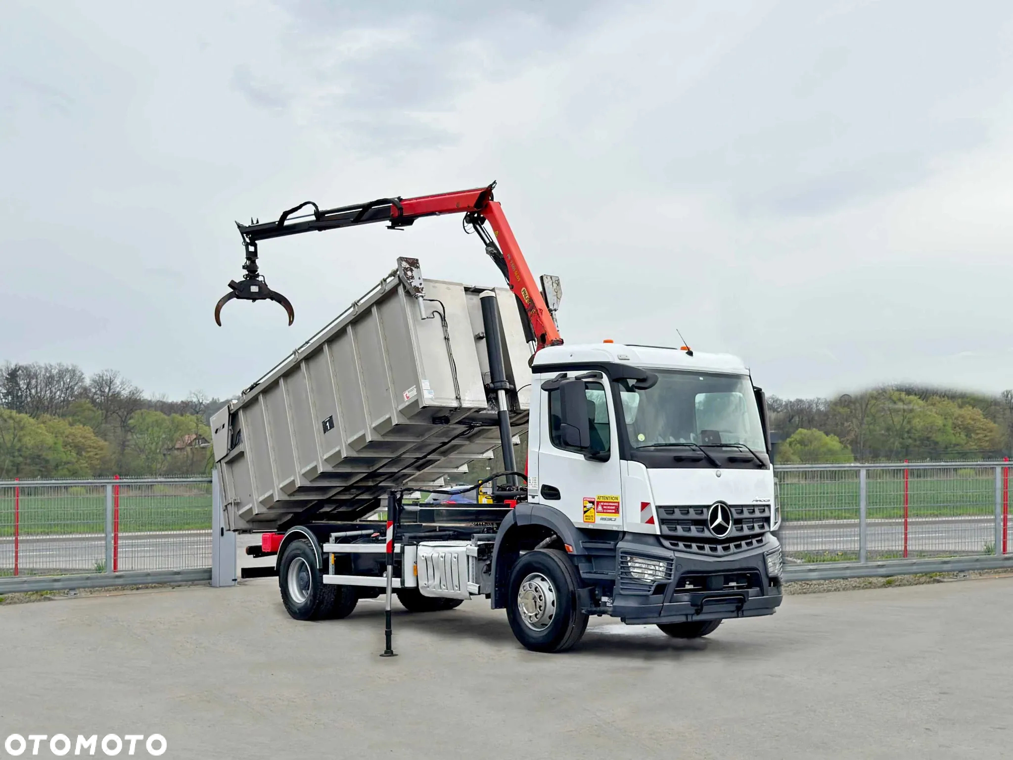Mercedes-Benz AROCS 1830 * WYWROTA 5,00 * PK 7.501 SLD A + PILOT - 2