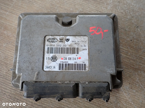 VOLKSWAGEN GOLF 1.4 BENZYNA STEROWNIK SILNIKA 036906014P 61600.502.00
