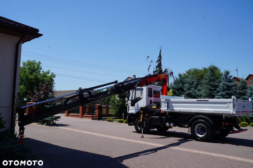 Iveco EUROCARGO 180-320 4x2 WYWROTKA MEILLER + HDS PALFINGER PK 12.501 SLD5 PILOT E 6 - 12