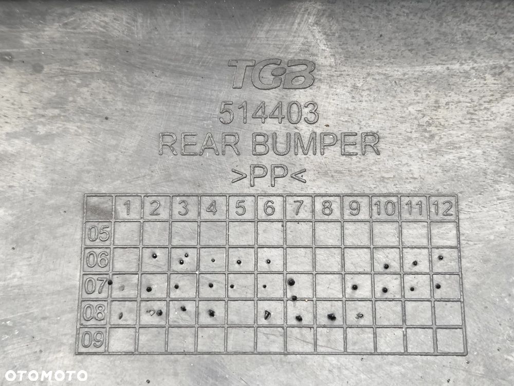 BUMPER OSLONA ZDERZAK TYL TGB BLADE 425 - 7