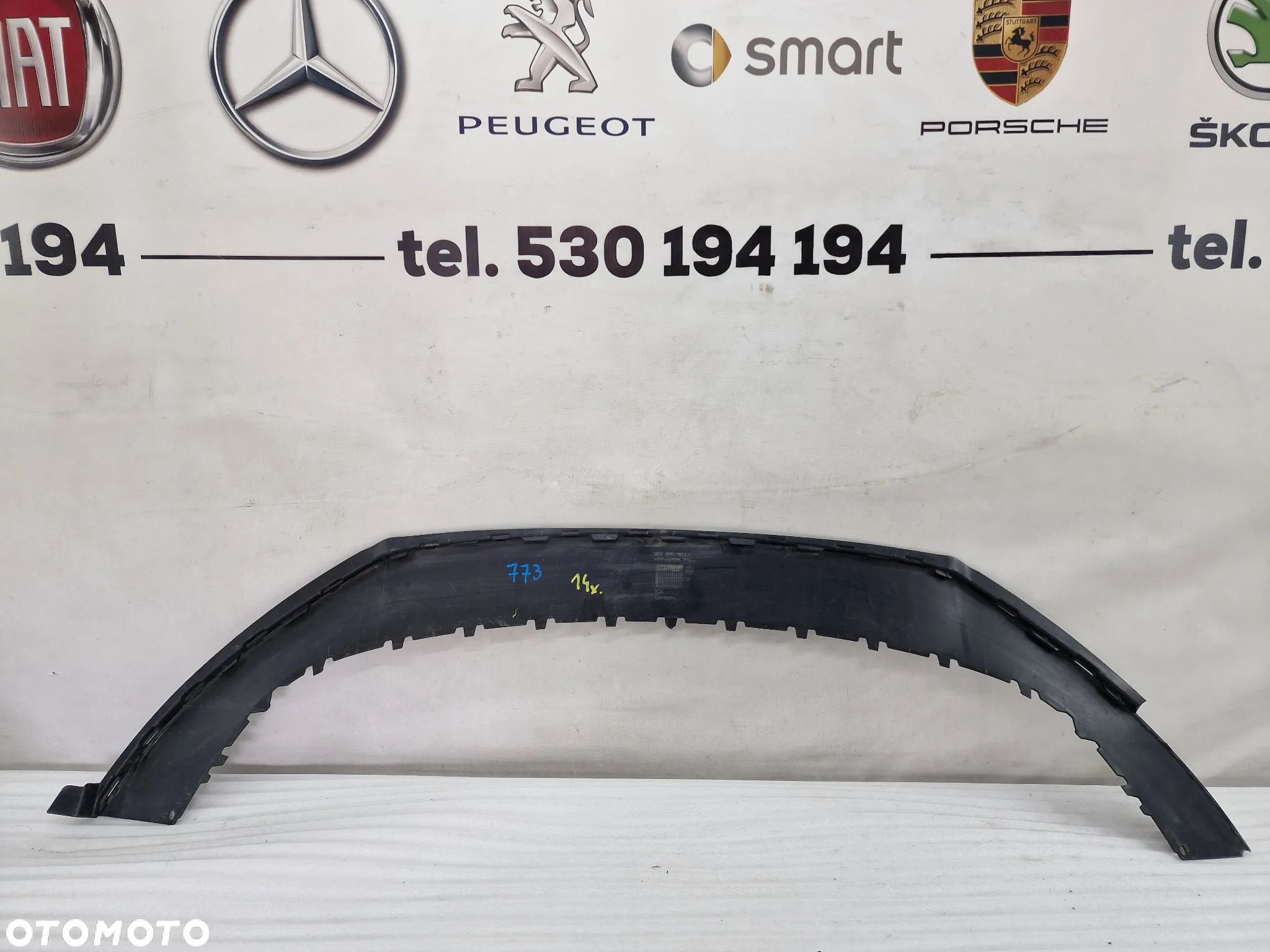 VW GOLF VI 6 5K0 , GOLF VI 6 + PLUS 5M0 08- OSŁONA / DOKŁADKA POD ZDERZAK / SPOJLER ZDERZAKA PRZEDNIEGO PRZÓD , NR 5K0805903A , NR AUKCJI OSŁ773 - 1