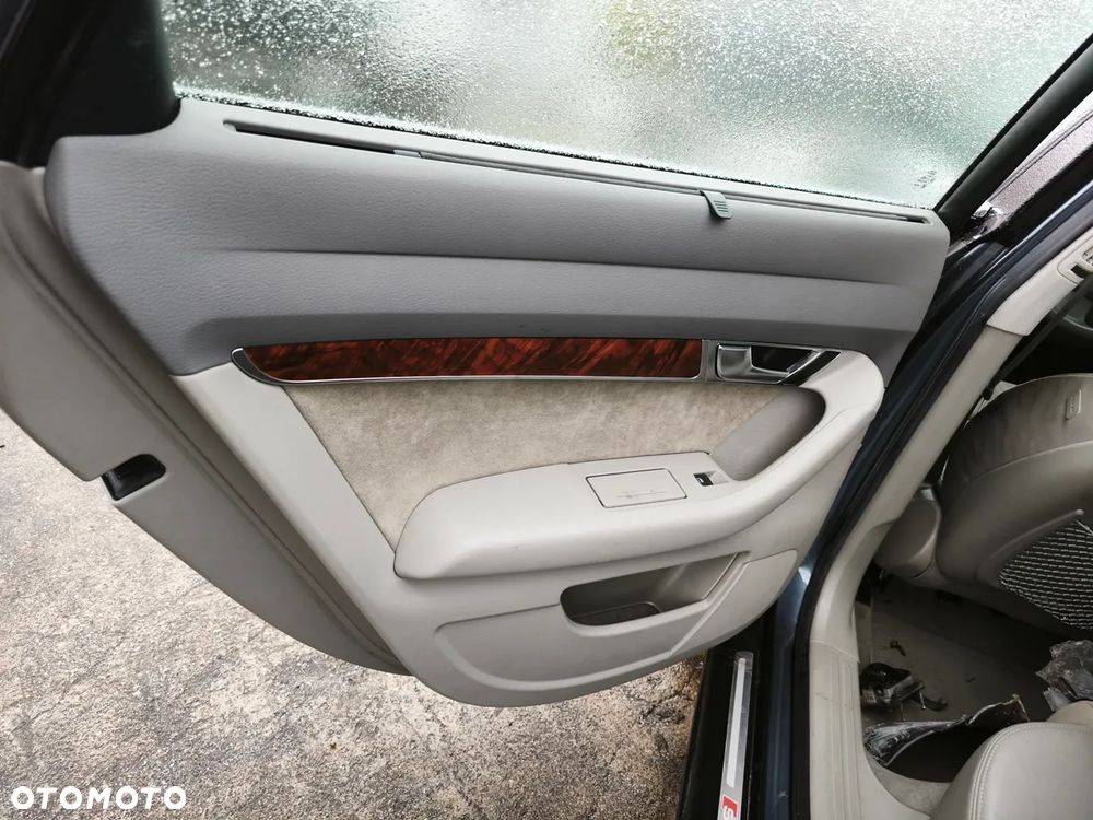 AUDI A6 C6 07r SEDAN FOTELE KANAPA PÓŁSKÓRA ALCANTARA BOCZKI - 9