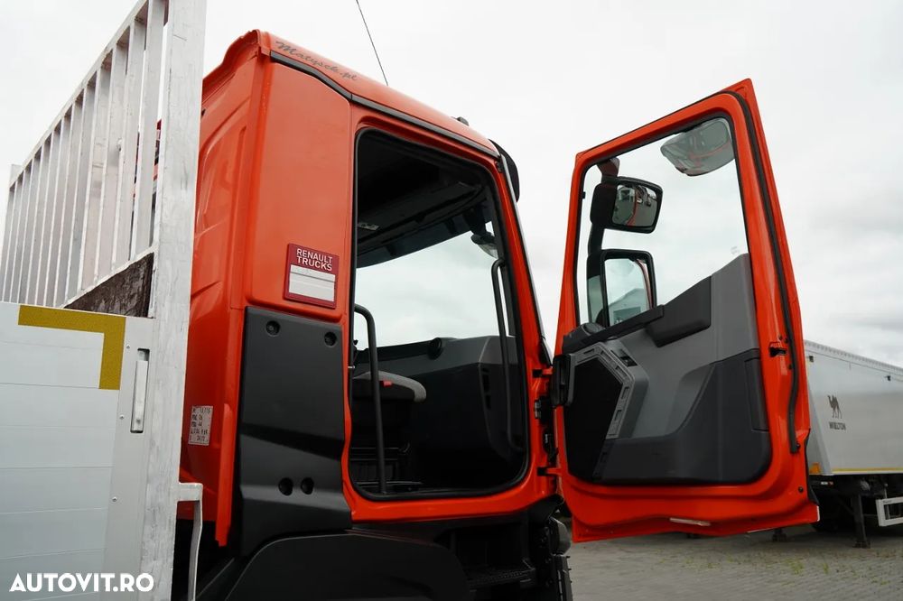 Renault K 380 / 6X4 / LIVRARE 6,2 M / + HIAB 166 ES-4 / CAPACITATE MAXIMĂ DE RIDICARE 6.500 KG / ATINGEREA 12,3 M / ROTATOARE / RADIOCOMANDĂ / IMPORTAT - 37