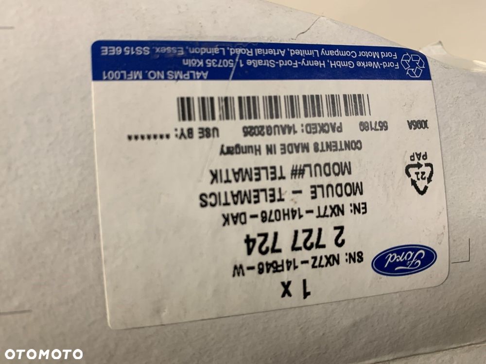 NOWY ORYGINALNY MODUŁ STEROWNIK KOMPUTER INTERFEJS  FORD NX7T-14H076-DAK - 5