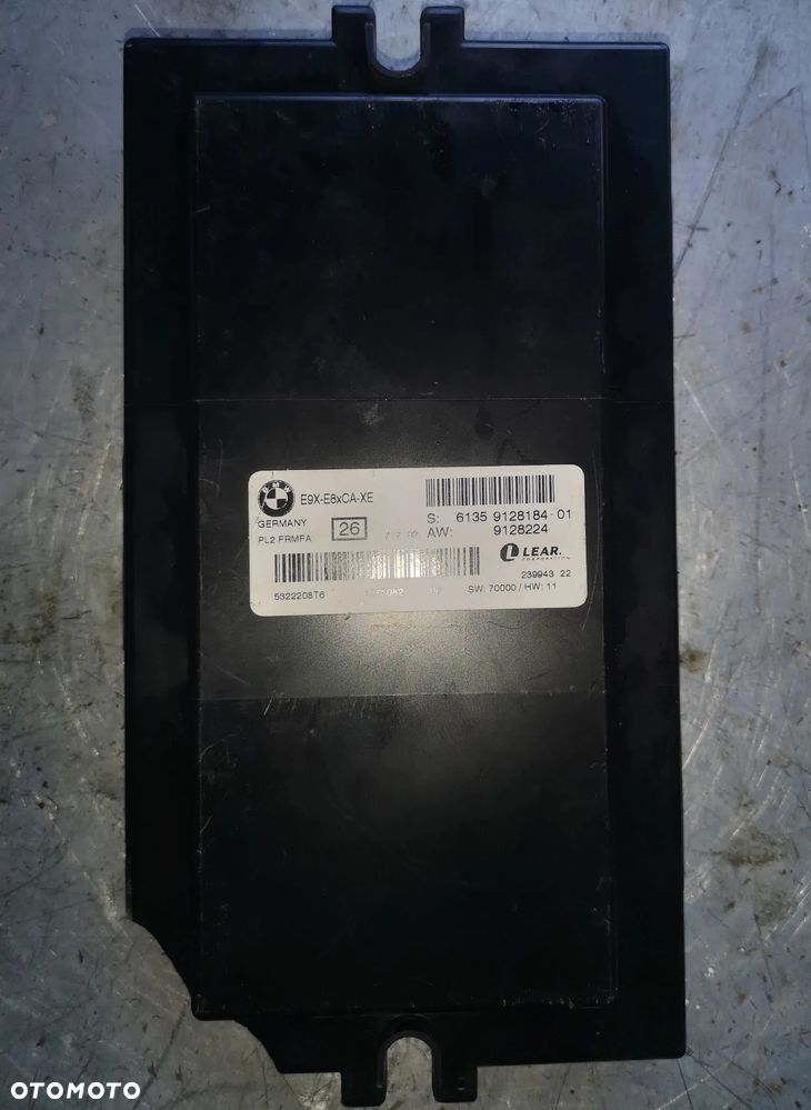 BMW 3 E90 E91 Sterownik  Moduł ECU 61359128184 9128184 - 2