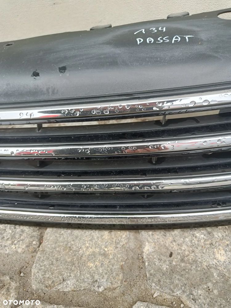 Grill VW Passat B7 Atrapa Chłodnicy Kratka 3AA853653 3AA853651 - 7