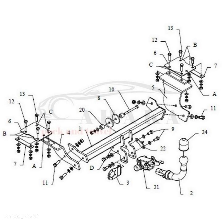 Hak Holowniczy Automat Do Suzuki Swift Hatchback 1989-1996 - 3