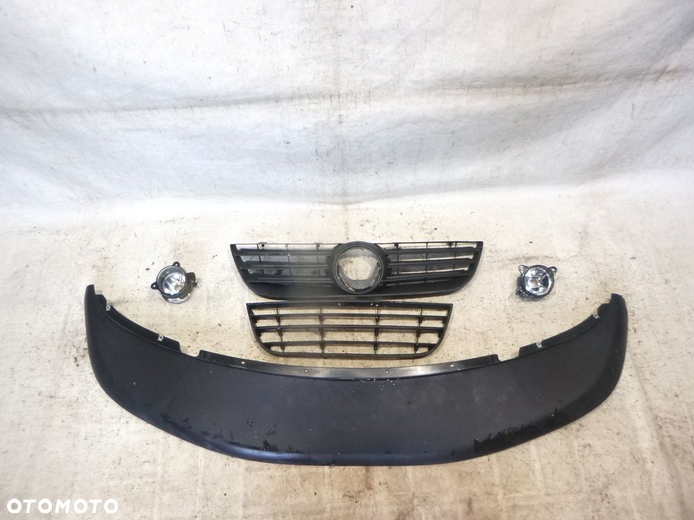 volkswagen polo  9n 05-09r grill atrapa kratka spoiler halogen komplet - 1