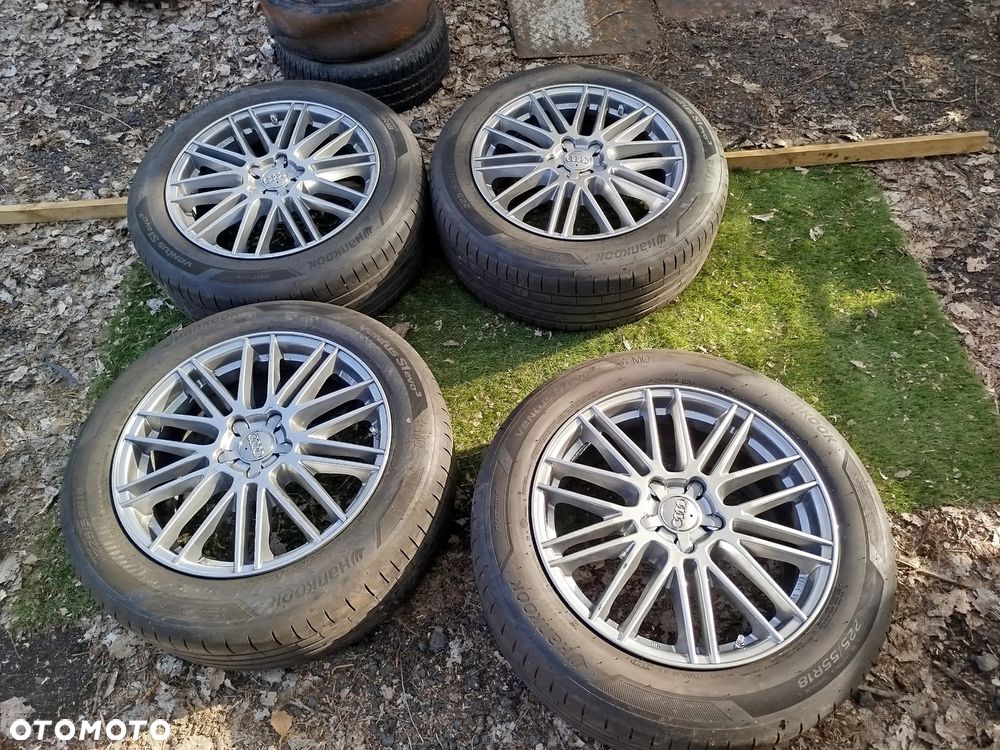 Koła VW Tiguan Skoda Kodiaq Audi Q2 Q3 8jx18 5x112 ET42 Hankook 225/55R184x95% bieznika - 1