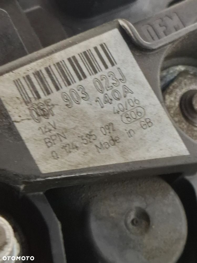 ALTERNATOR VW AUDI SEAT SKODA 2.0TDI 140A SLASK WYSYLKA VAT - 2