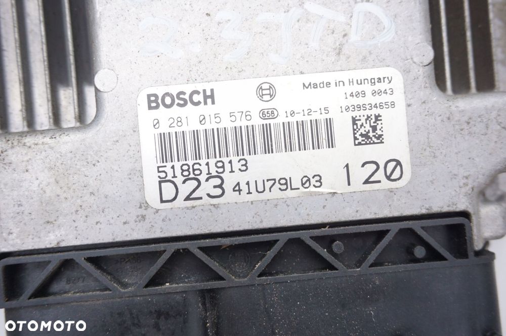 KOMPUTER STEROWNIK SILNIKA 51861913 FIAT DUCATO 3 III 2.3 JTD - 2
