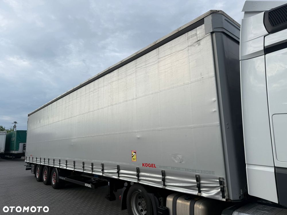 Kögel FIRANKA MEGA OSIE BPW ECO PLUS OS PODNOSZONA TARCZA - 1