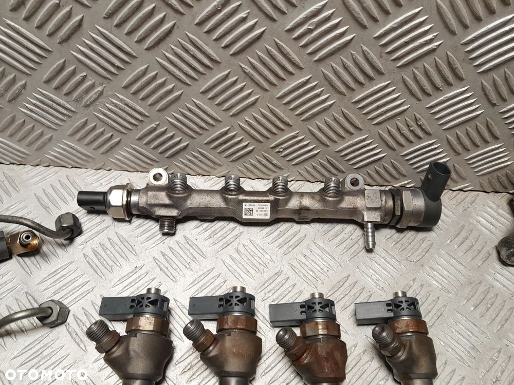 VW GOLF VII UKŁAD WTRYSKOWY PALIWA KOMPLETNY 1.6 TDI CLHA 04L130277AJ 04L130755D 04L089B - 5