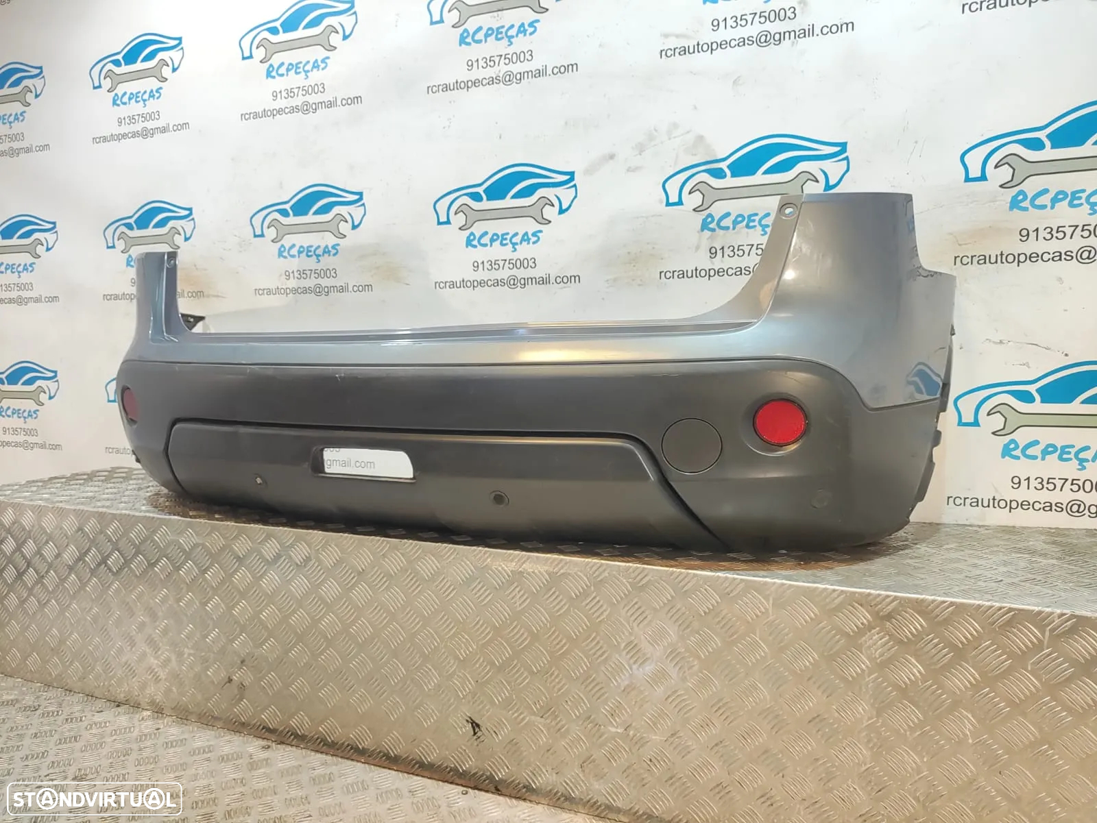 Parachoques Traseiro Original Nissan Qashqai J10 Sensores De Estacionamento 85022-JD00H - 4