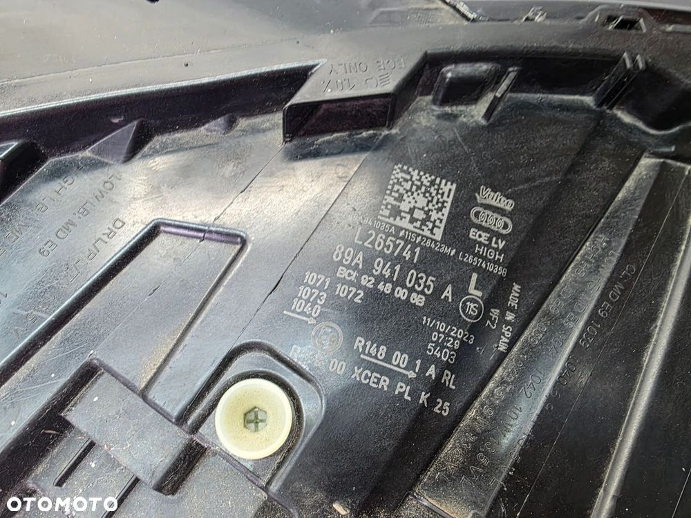 REFLEKTOR LAMPA LEWY PRZÓD MATRIX AUDI Q4 E-TRON 89A941035A - 16